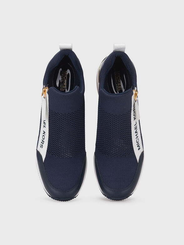 WILLIS blue wedge sports shoes - 6