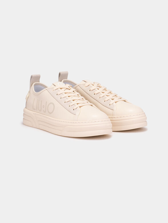 CLEO 01 sneakers with logo perforation - 2