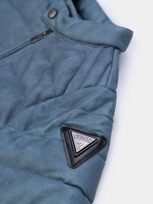 Jacket with logo patch - 4