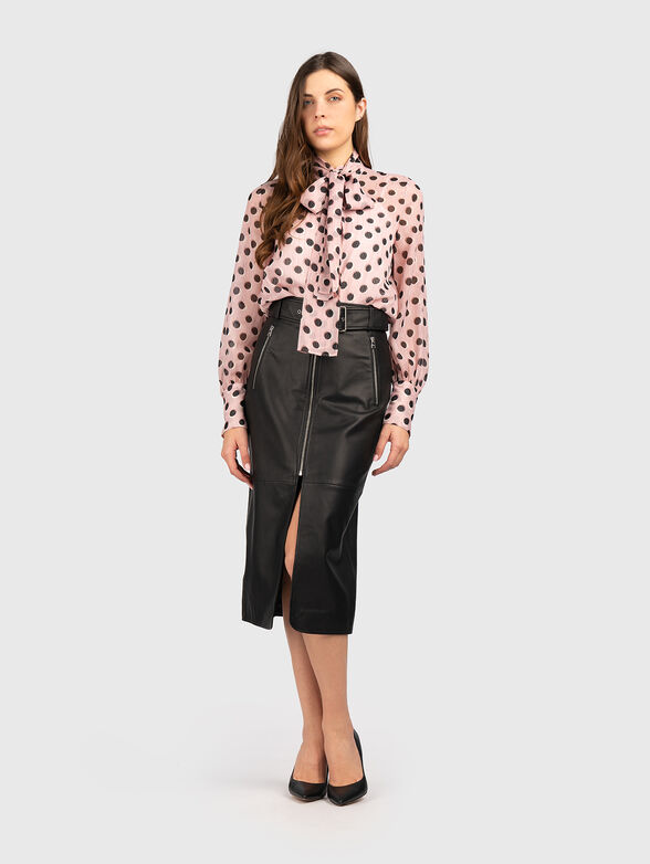 Shirt with accent ribbon - 2