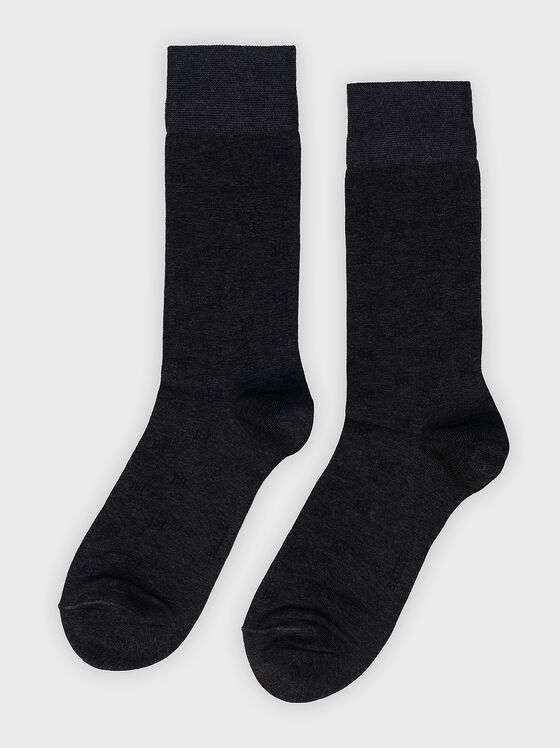 Чорапи в тъмносив цвят - 1