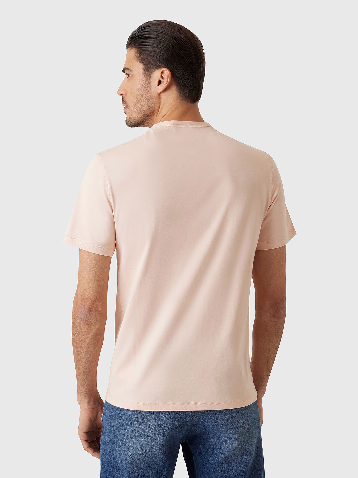 Slim T-shirt with logo embroidery brand GUESS