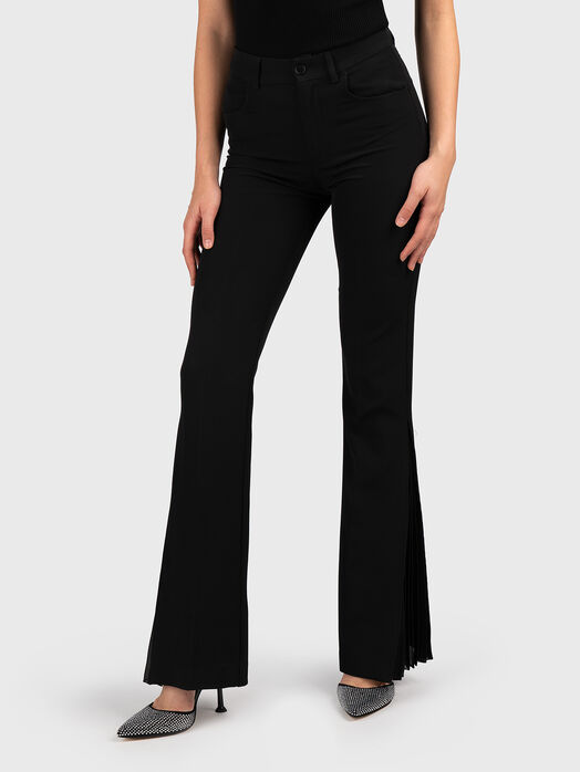 Black pants with accent details