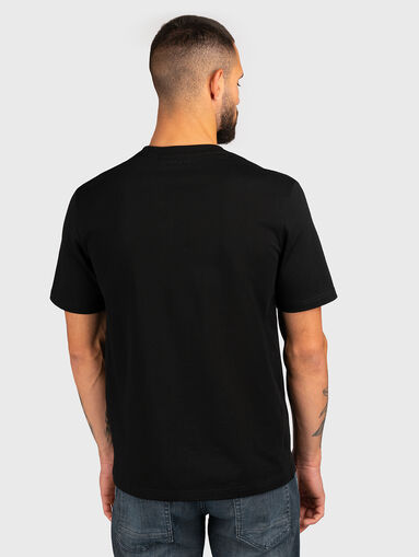 T-shirt with accent lettering and print - 3
