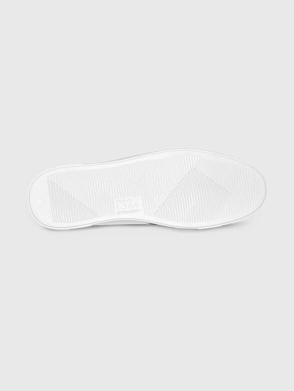 Leather shoes with logo detail - 3