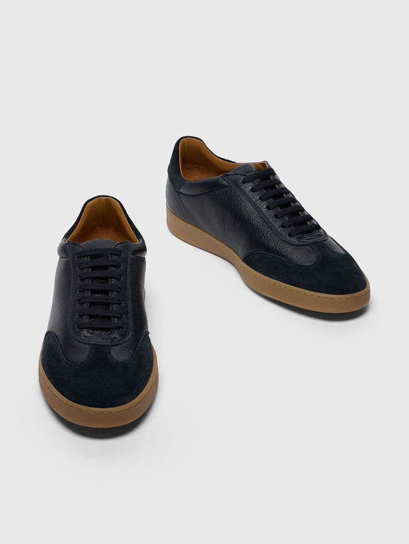 BANNER leather and suede sneakers - 6