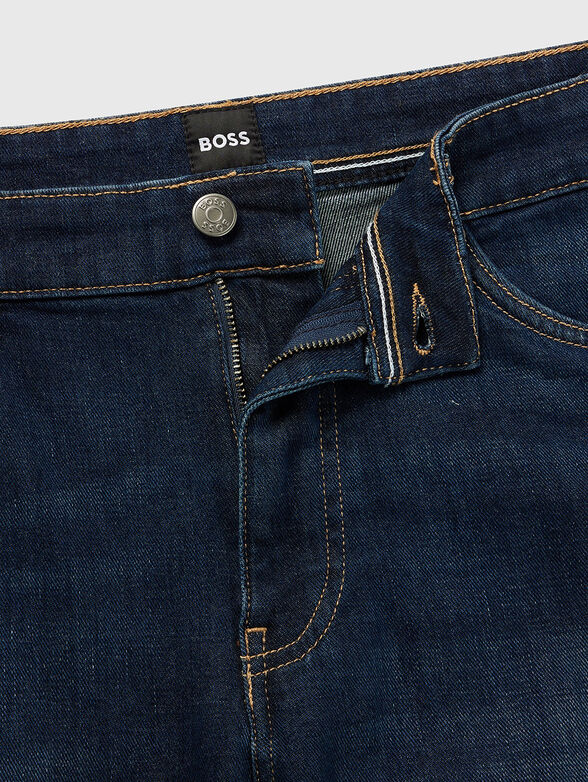 TABER slim fit jeans in dark blue - 2