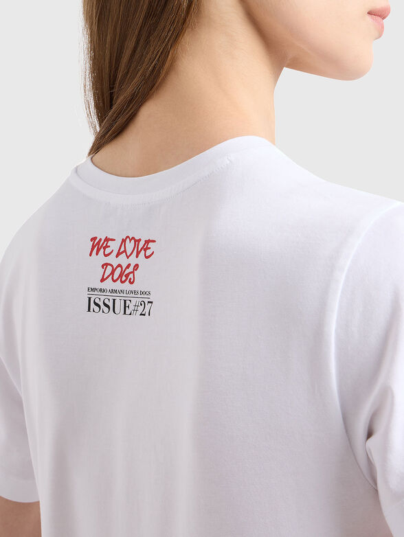 Print cotton T-shirt - 4