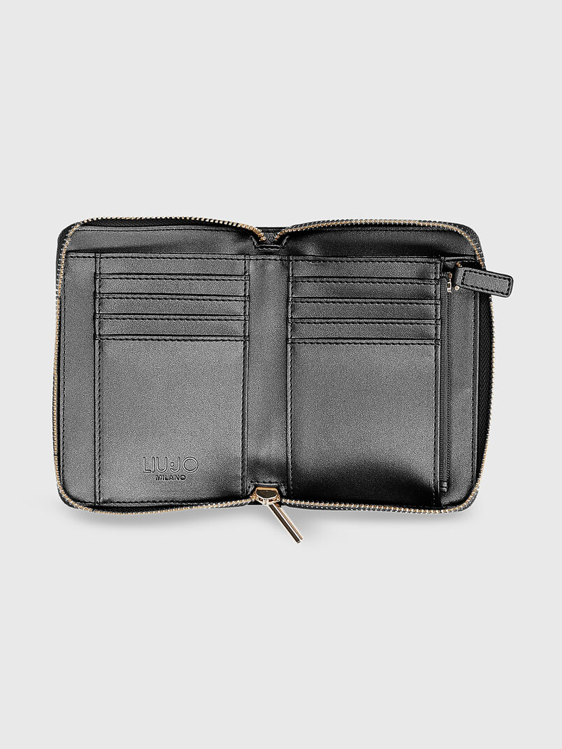 Small wallet with gold logo - 3