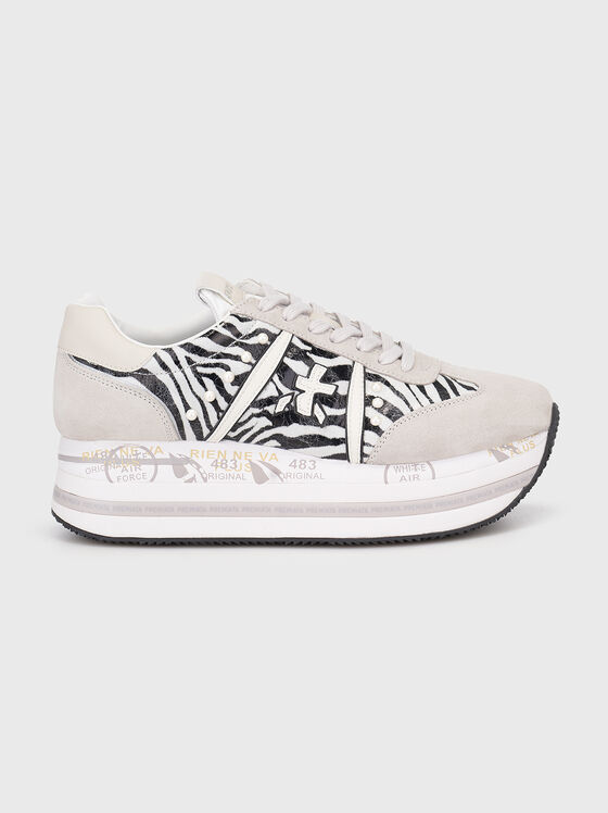 Спортни обувки BETH с животински принт - 1