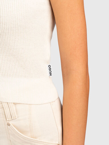 Top with polo collar and zip - 4