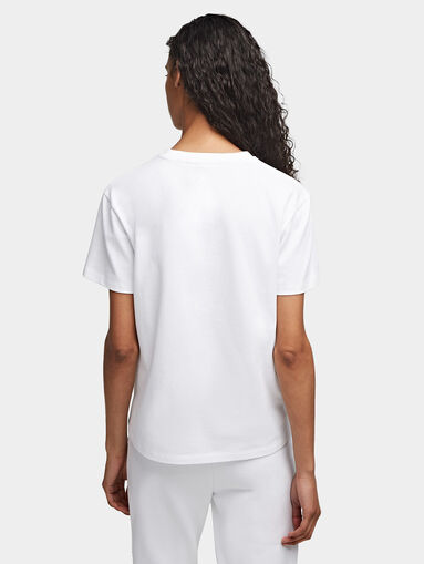 Cotton T-shirt with logo print - 4