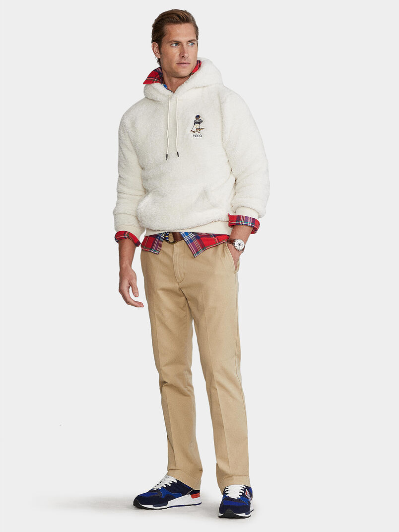 Sweatshirt with Polo Bear embroidery and soft fabric - 3