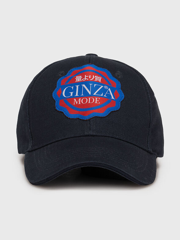 GMHA018 dark blue hat with patch - 1