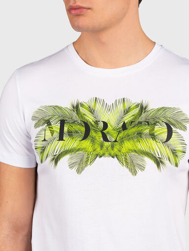 Black T-shirt with print - 4