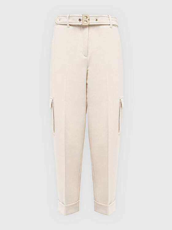 Карго панталон с висока талия - 1