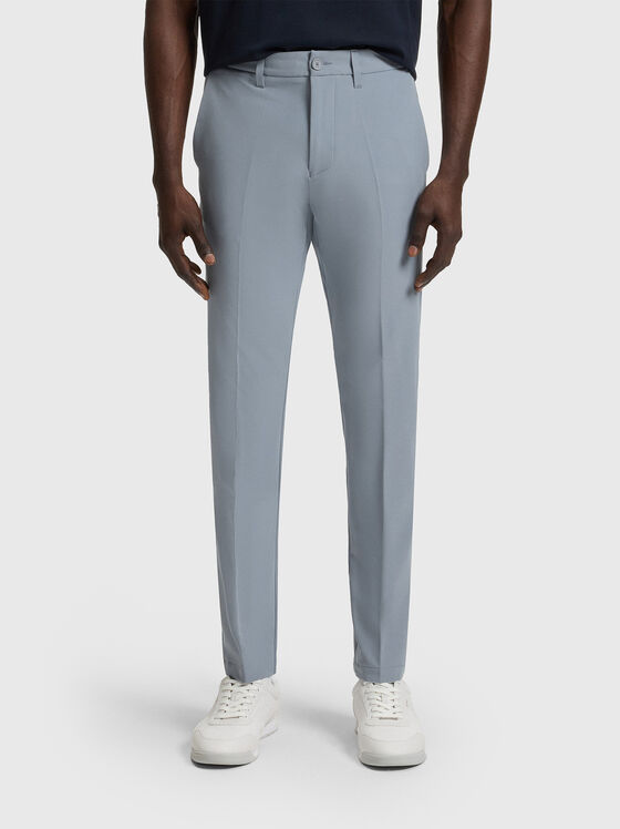 Straight trousers with logo - 1