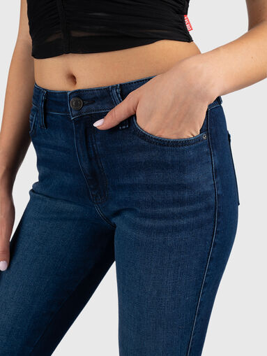 Skinny jeans with high waist - 4