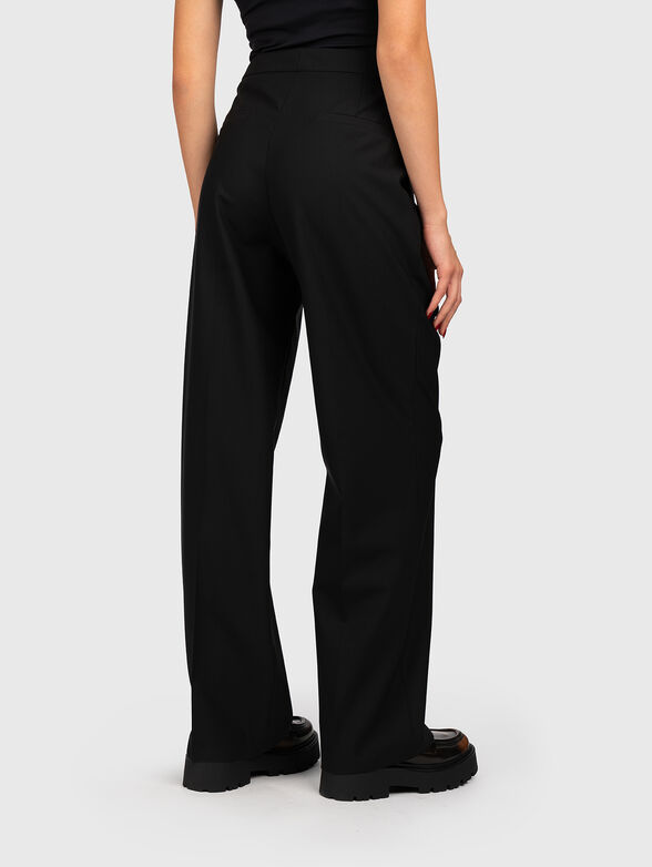 Black trousers HELEPHER-2 with bastie - 2