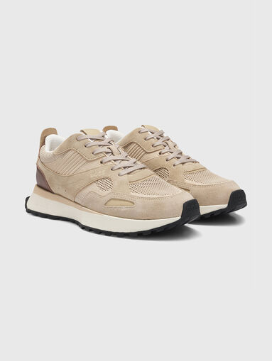 JONAH textile and suede sneakers - 3