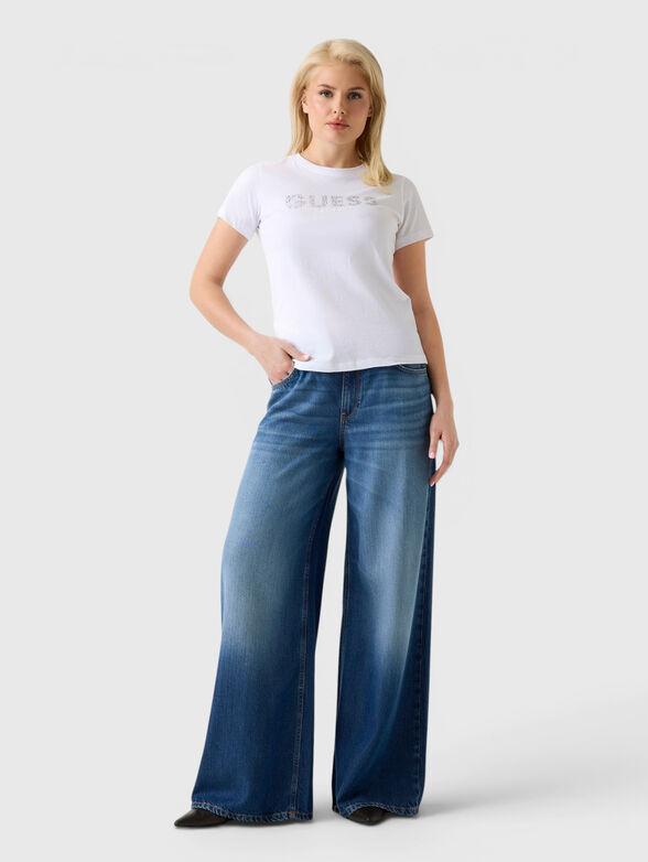 T-shirt with appliqu&eacute;s rhinestone - 2