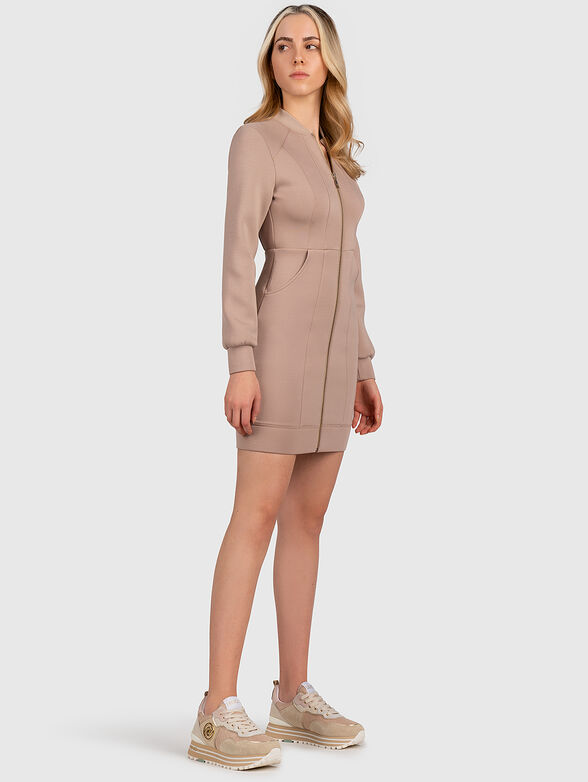 JAZMINE dress with accent zip - 4