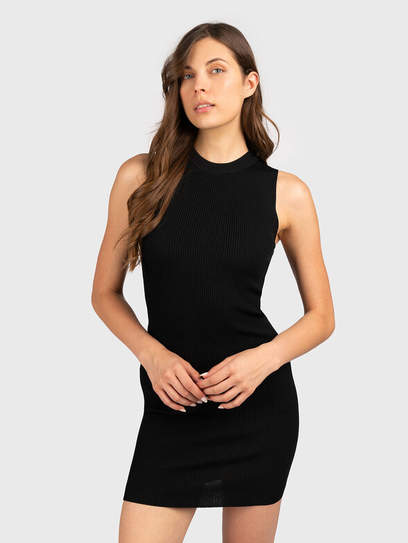 SEPINNY mini dress with cut out back and logo chain - 1