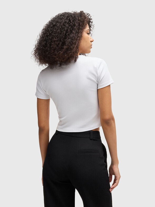 Short T-shirt with logo - 3