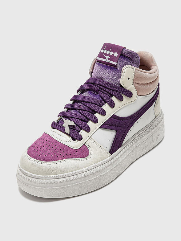 Sneakers with purple details - 1