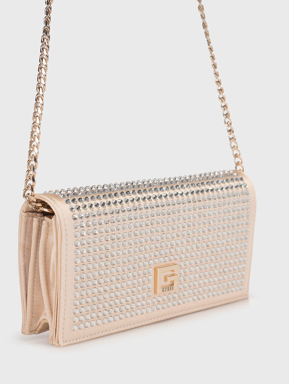 Clutch with rhinestone details - 5