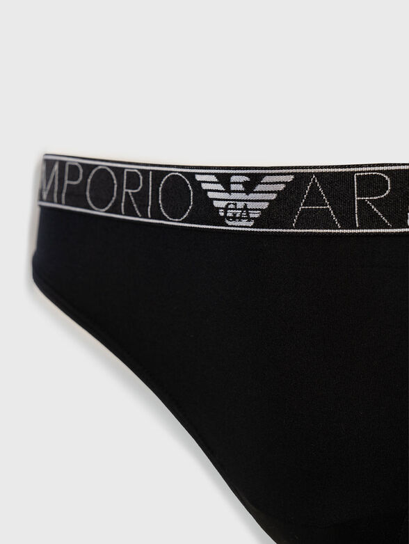 Set of two pairs of G-string with logo - 4