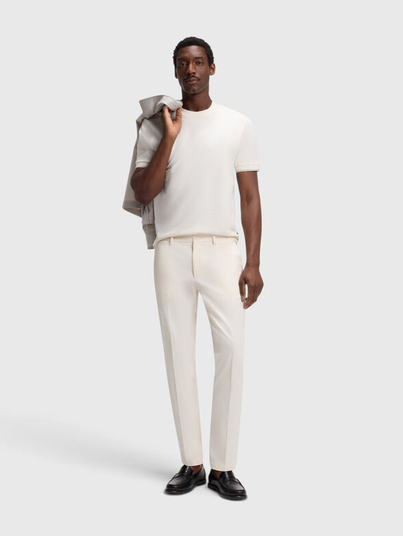 Cotton slim trousers - 3