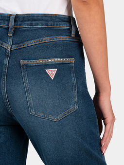 YOKE jeans with gemstone accents - 4