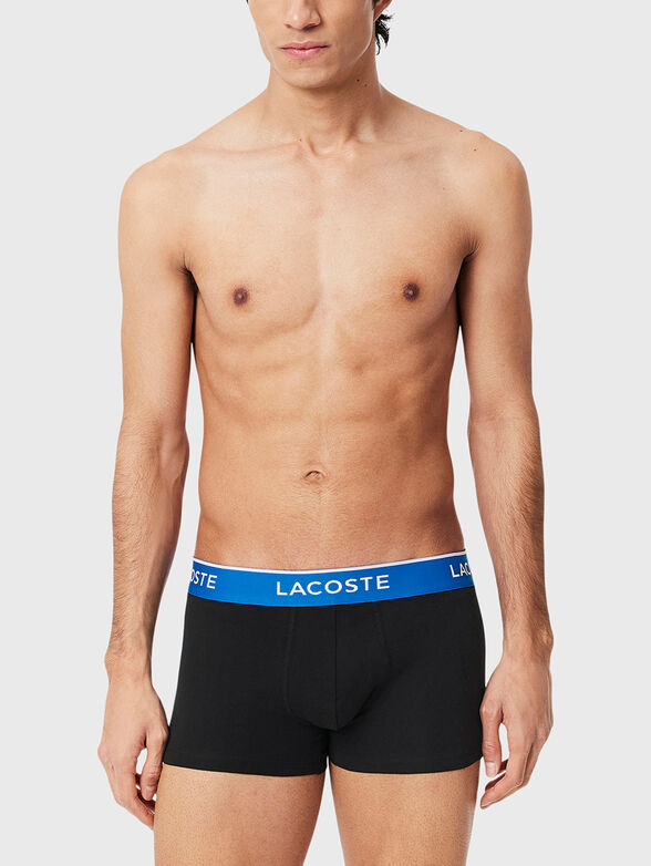 Set of three pairs of boxers with logo - 2