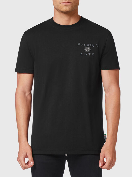 Тениска с TEDDY BEAR принт на гърба - 1