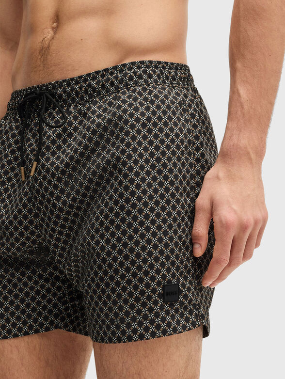 VIBE printed beach shorts - 3