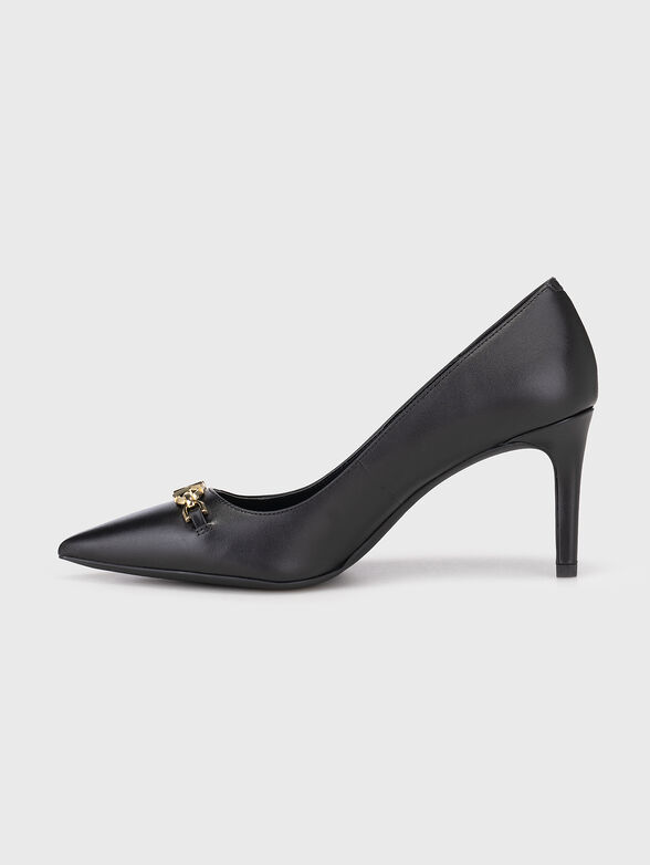 TIFFANIE heeled leather shoes - 4