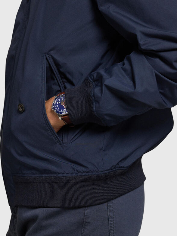 Dark blue transitional jacket - 4