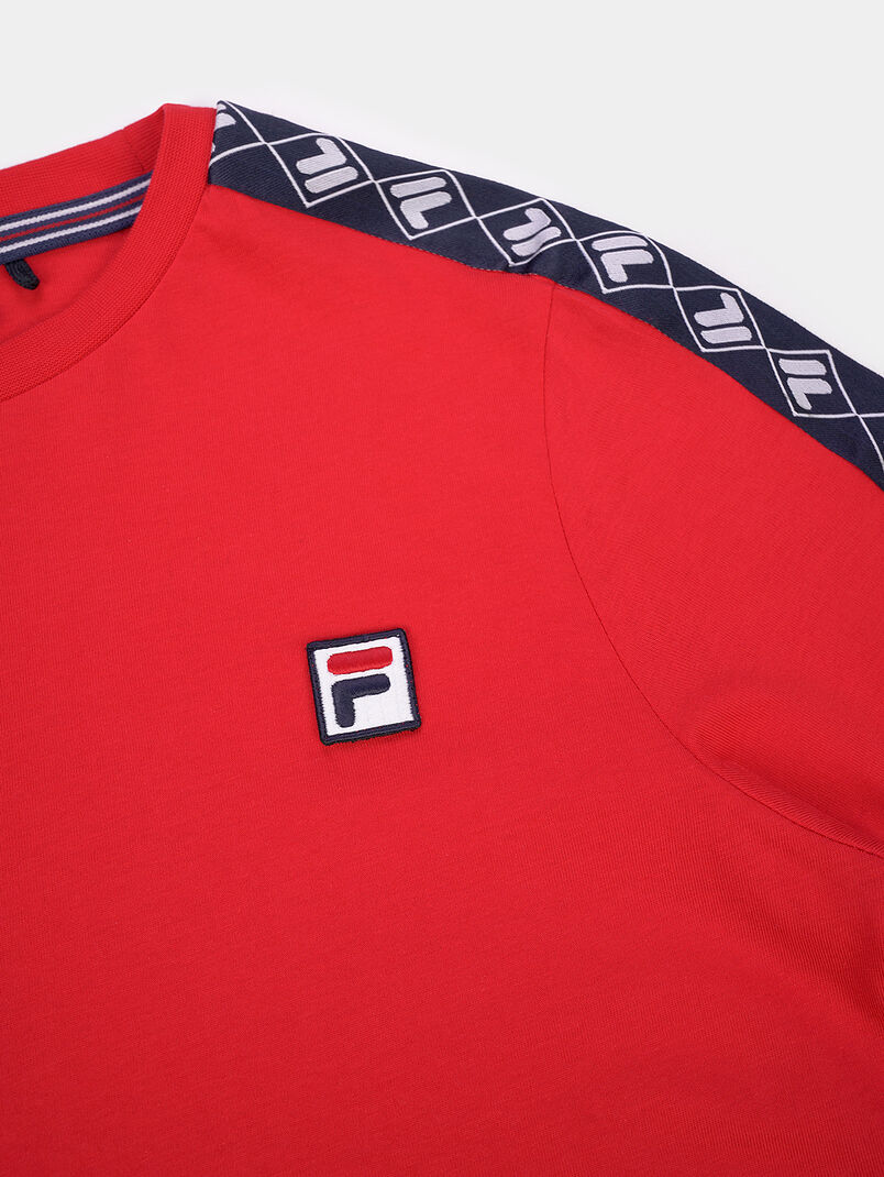 CLEMENS Red cotton t-shirt - 3