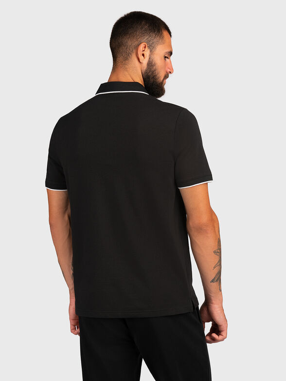 Polo shirt in black color - 3