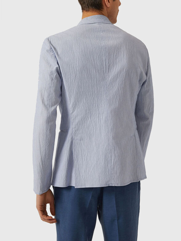 Light blue embossed jacket - 3