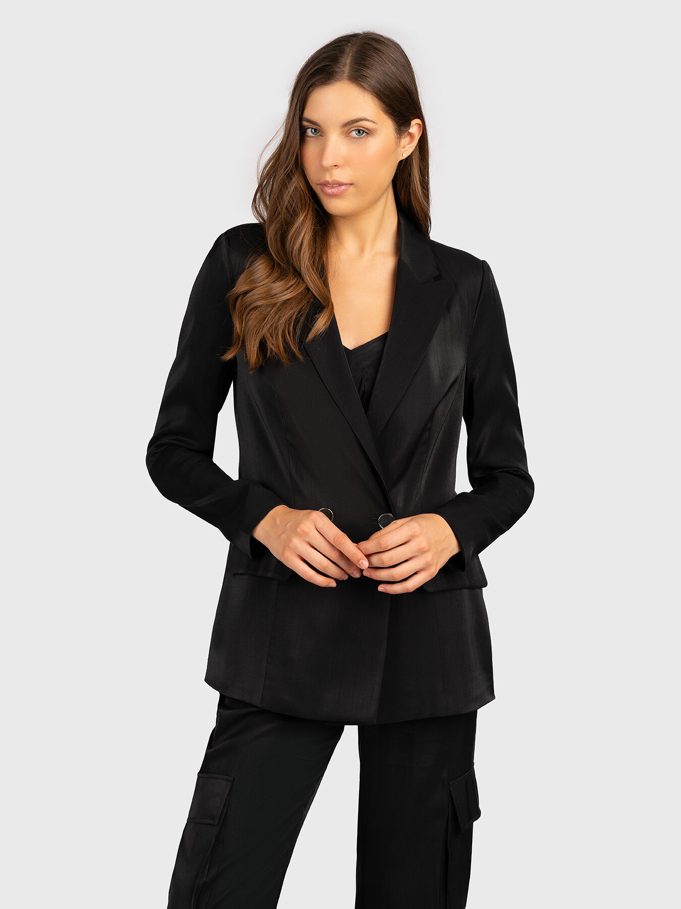 Guess black blazer online