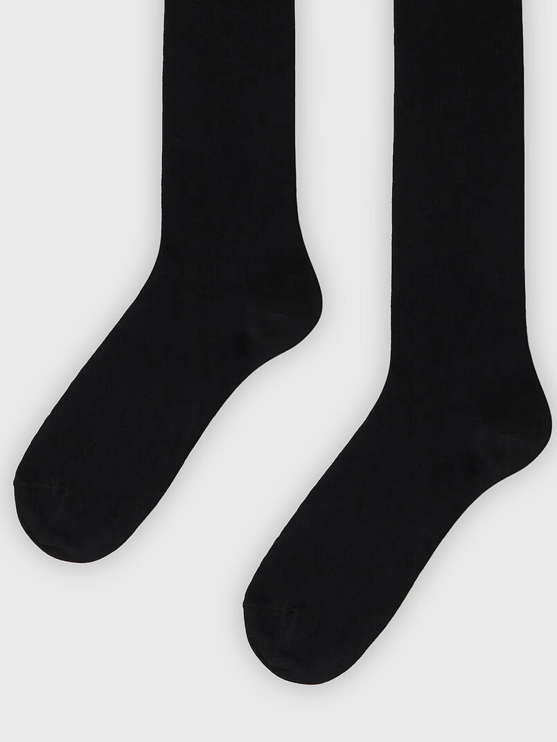 Set of three pairs of black socks - 3
