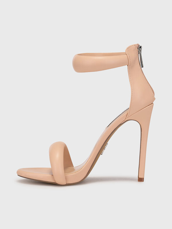 MYRA beige heeled shoes - 4