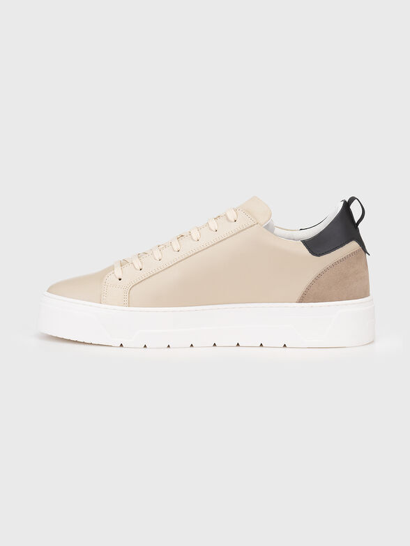 Leather sneakers - 4