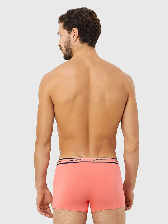 NEW FASHION COLOR cotton boxers with logo embroidery - 2