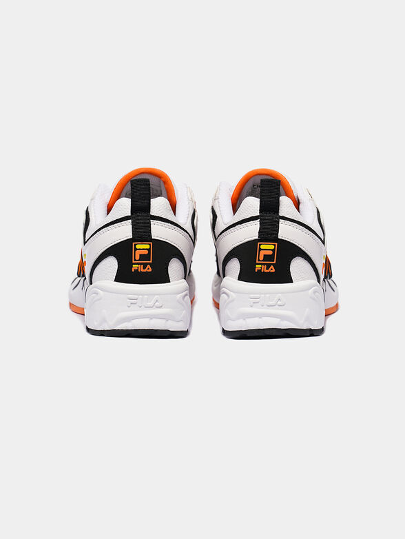 ADRENALINE White runners with orange details - 3