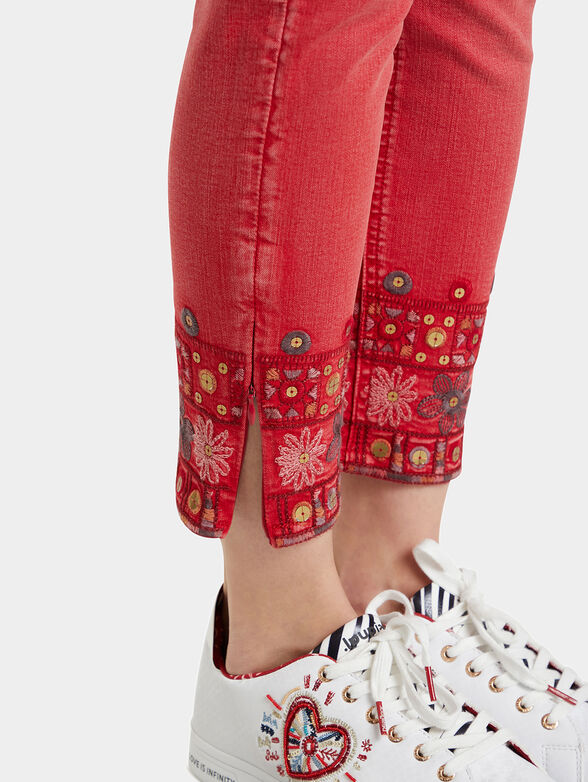 DELFOS Pant with ethno embroidery - 3