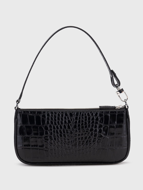 Leather bag with croc effect - 2