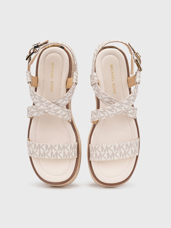 LYNN logo sandals - 5